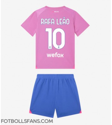AC Milan Rafael Leao #10 Replika Tredje Tröja Barn 2023-24 Kortärmad (+ Korta byxor)
